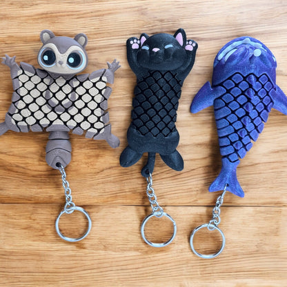 Mesh Mates - Cute Animal Interactive Keychains