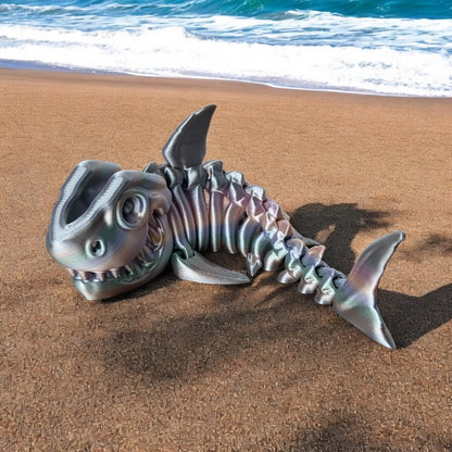 Skelly Shelly the Skeleton Shark Figurines