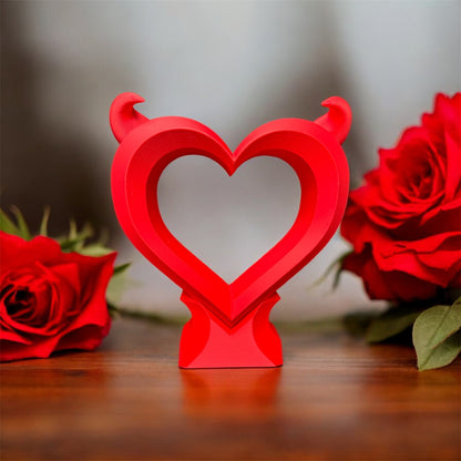 Miss Behavin - Heartform Horned Heart Frame