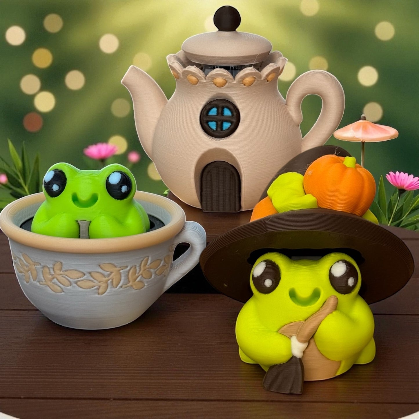 Frog Friends Cute Frog Figurines