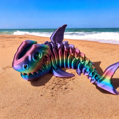 Skelly Shelly the Skeleton Shark Figurines