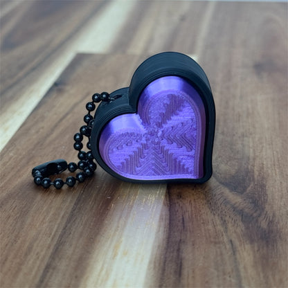 Heart Keychain Fidget Clicker