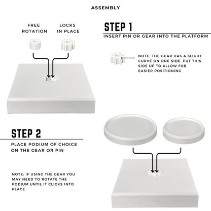 The Platform – Modular Rotating Display Stand Compatible with Funko Pop Figures