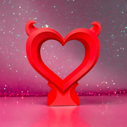 Miss Behavin - Heartform Horned Heart Frame