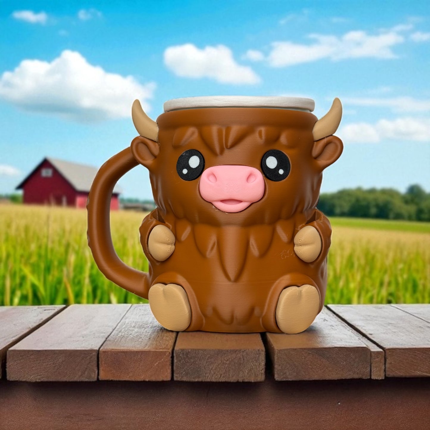 Pint Pals Highland Cow and Other Cute Ice Cream Pint Holders