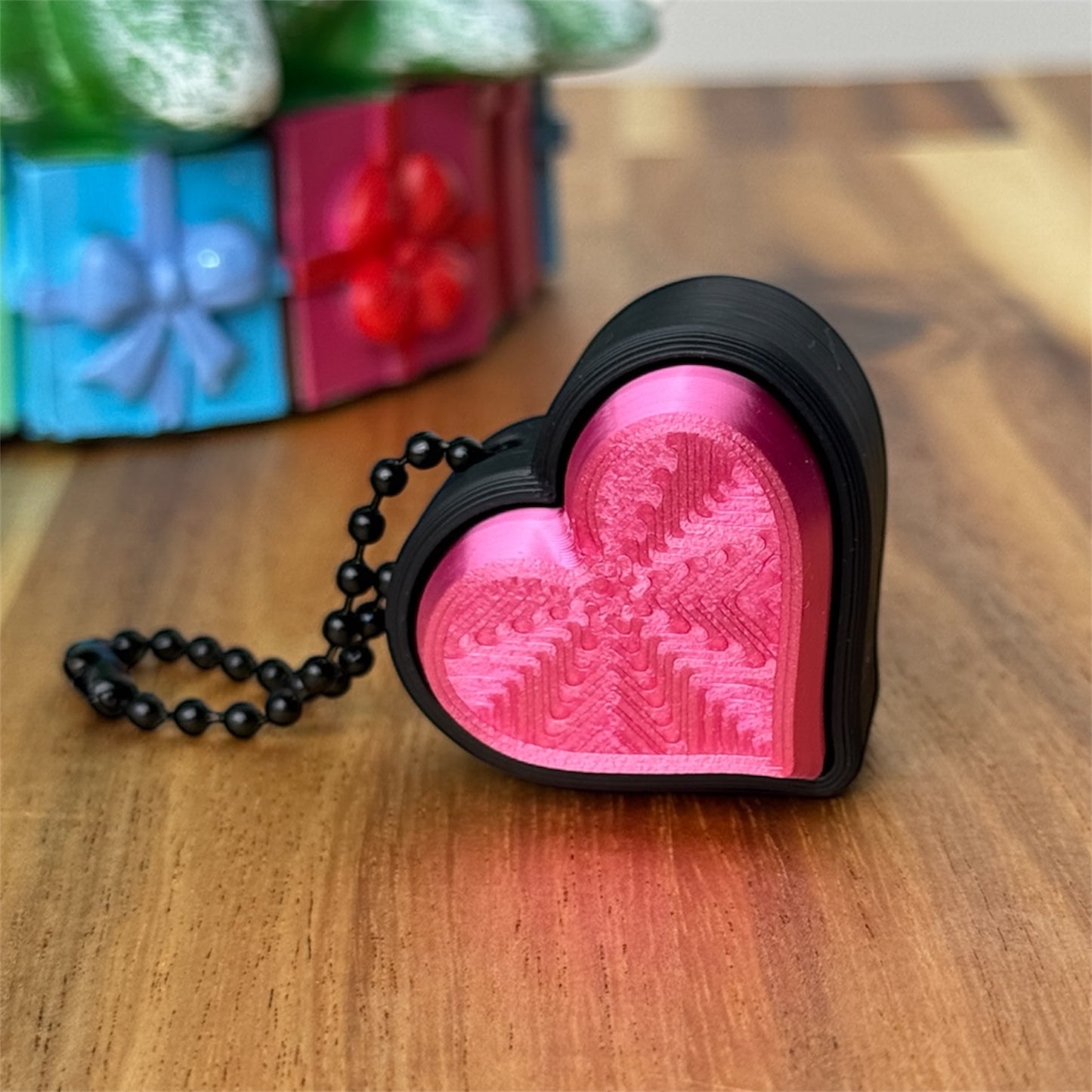 Heart Keychain Fidget Clicker