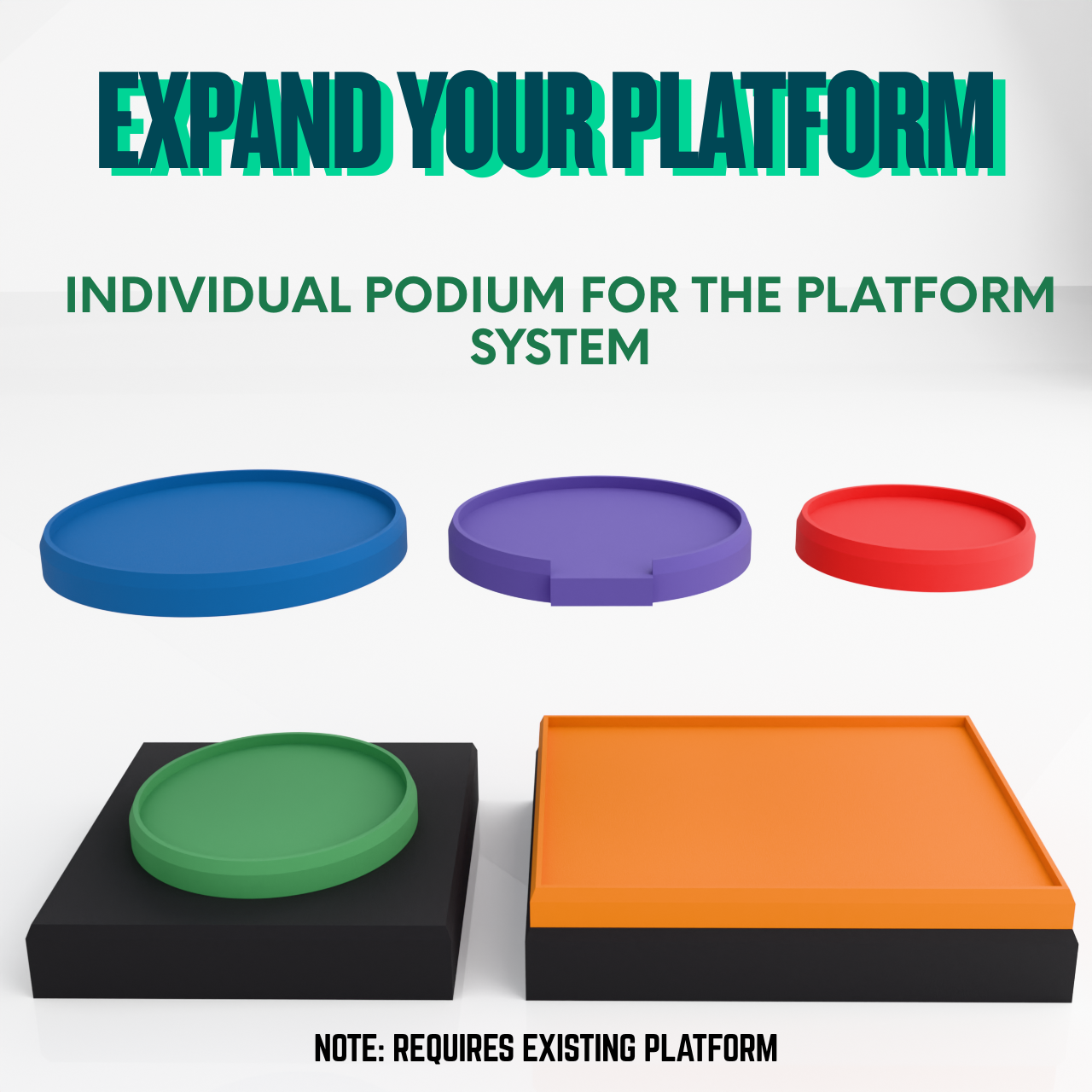 The Platform - Individual Podiums