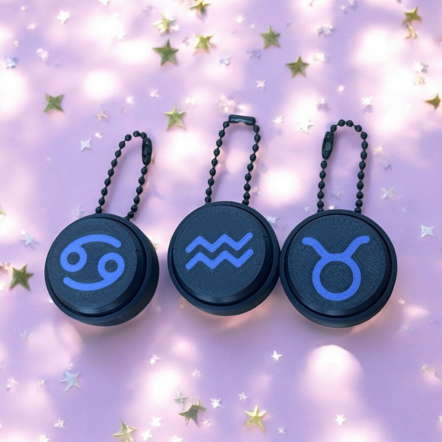 Star Stims – Zodiac Keychain Fidget Clickers