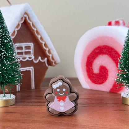 Gingerbread Clicker/Fidget Keychain