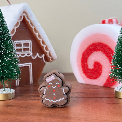 Gingerbread Clicker/Fidget Keychain