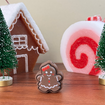 Gingerbread Clicker/Fidget Keychain