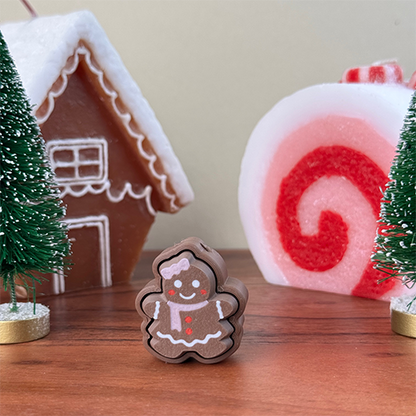 Gingerbread Clicker/Fidget Keychain