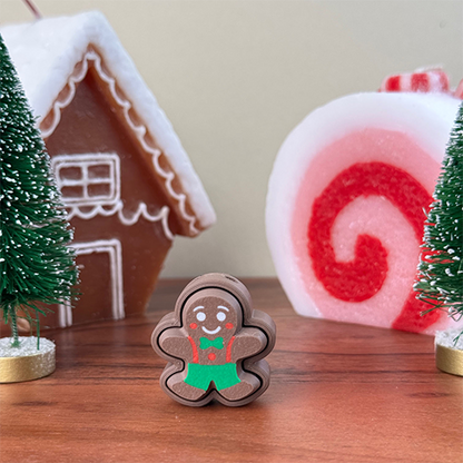 Gingerbread Clicker/Fidget Keychain