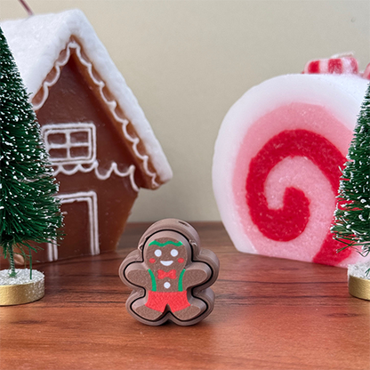 Gingerbread Clicker/Fidget Keychain