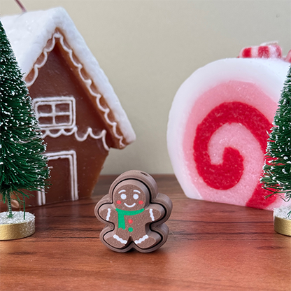 Gingerbread Clicker/Fidget Keychain