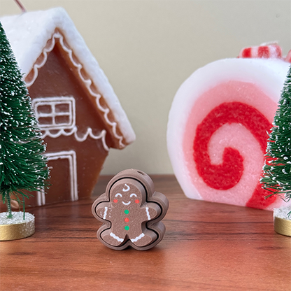 Gingerbread Clicker/Fidget Keychain