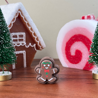 Gingerbread Clicker/Fidget Keychain