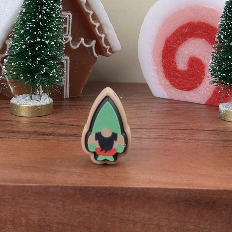 Gnome Keychain Fidget Clickers