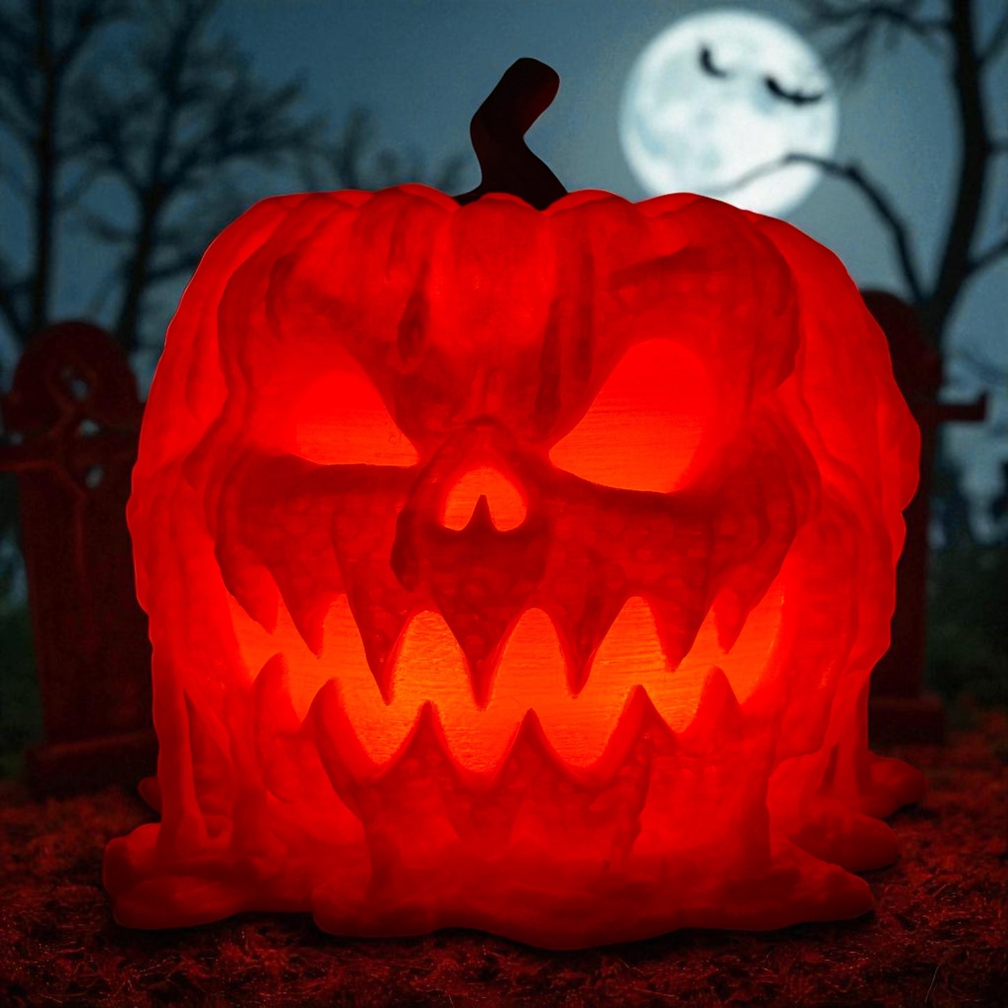 Jack Grinfire The Laughing Flame Glow or Treat Container