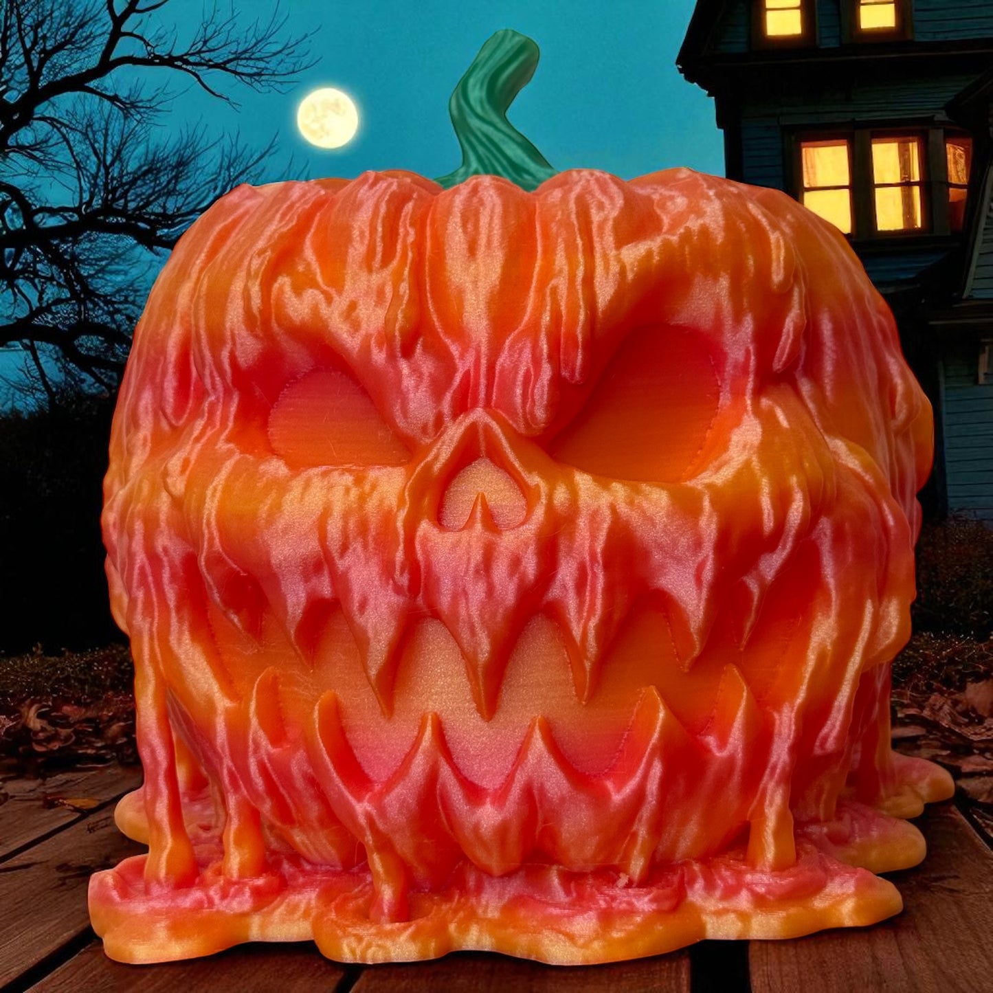 Jack Grinfire The Laughing Flame Glow or Treat Container