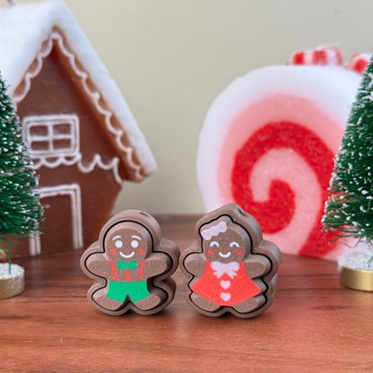 Gingerbread Clicker/Fidget Keychain