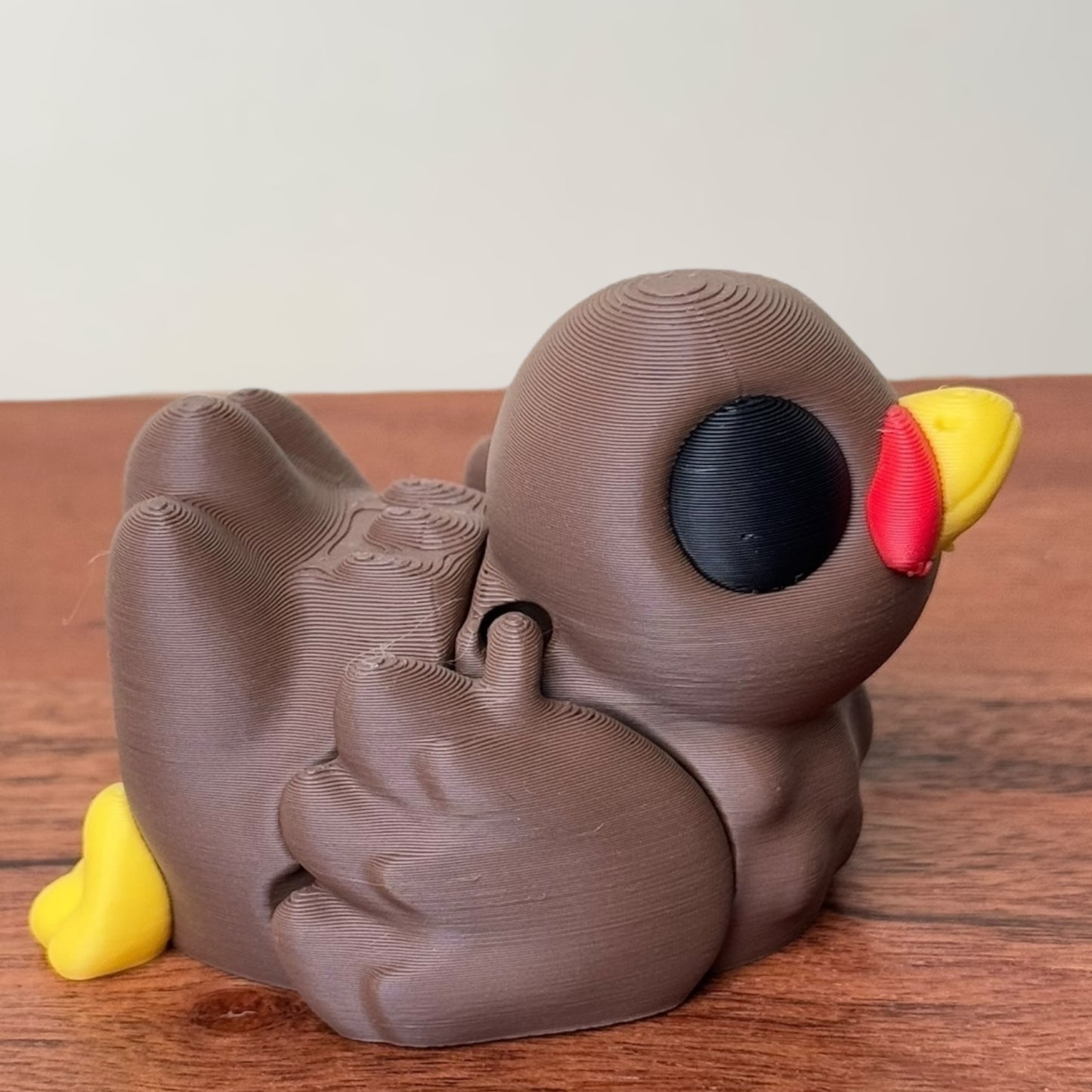 Turkey in Roasting Pan Articulating Cute Characters