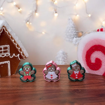 Gingerbread Clicker/Fidget Keychain