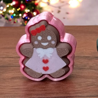 Gingerbread Clicker/Fidget Keychain