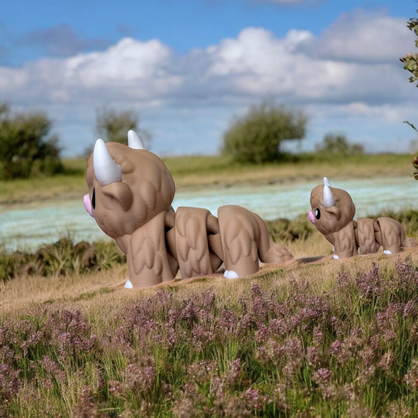 Jumbo Angus McFluff the Articulating Highland Cow