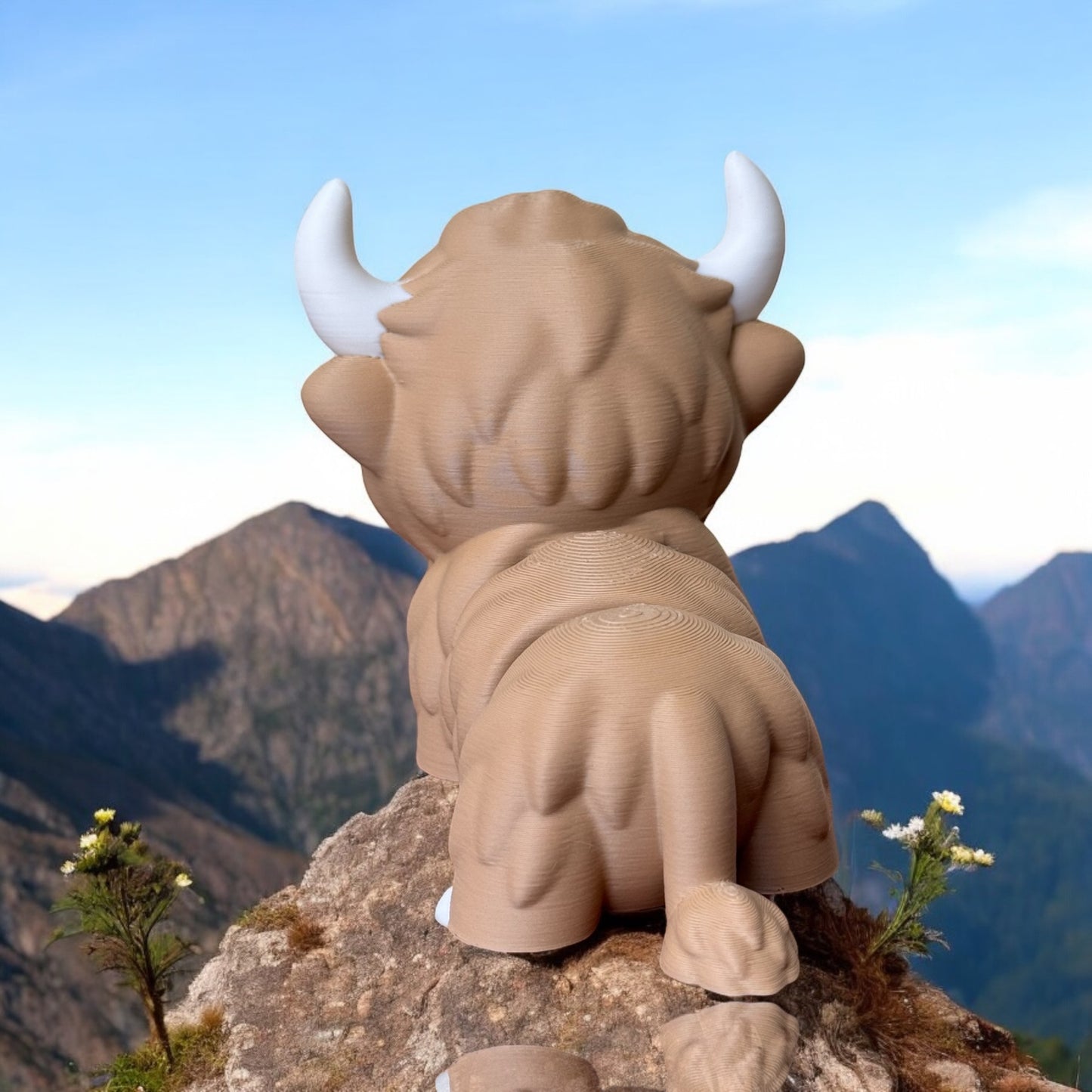 Jumbo Angus McFluff the Articulating Highland Cow