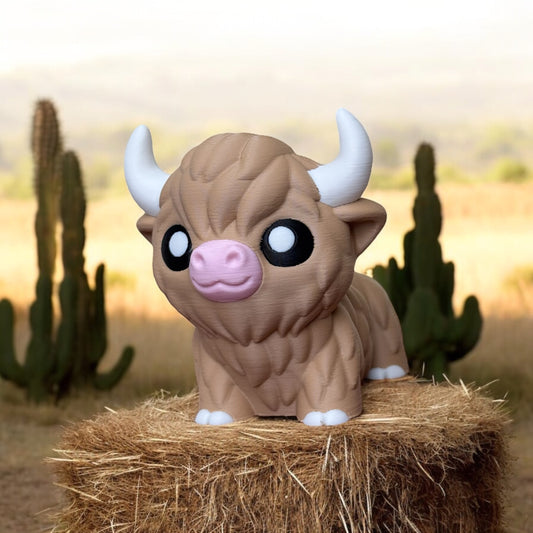 Jumbo Angus McFluff the Articulating Highland Cow