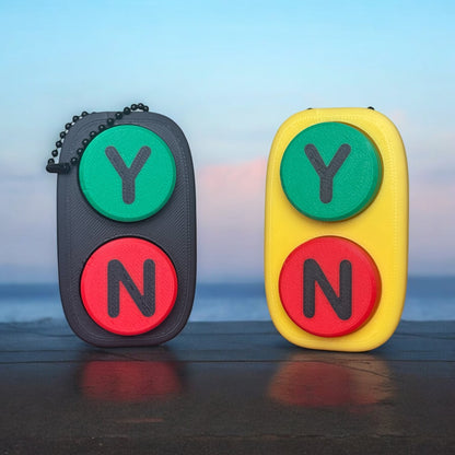 Yes/No Keychain Decision Maker Fidget Clicker