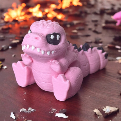 Lil' Chunk the Tiniest, Chunkiest, Most Adorable Chunkazilla Flexi Kaiju