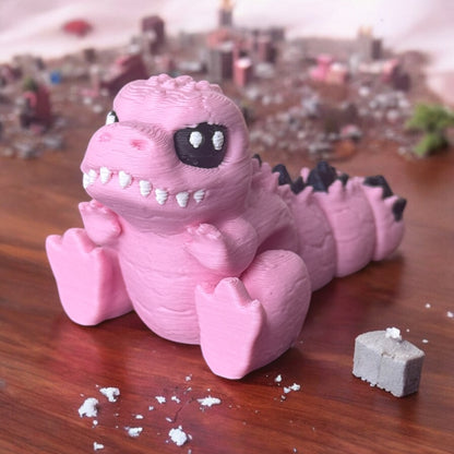 Lil' Chunk the Tiniest, Chunkiest, Most Adorable Chunkazilla Flexi Kaiju