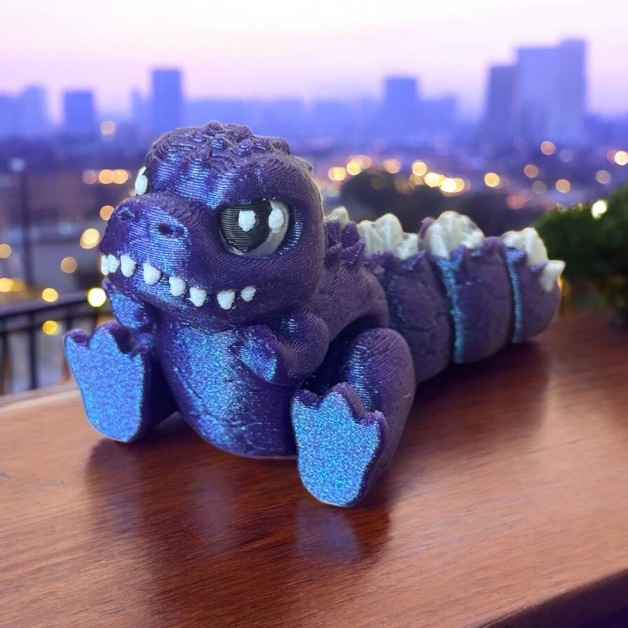 Lil' Chunk the Tiniest, Chunkiest, Most Adorable Chunkazilla Flexi Kaiju