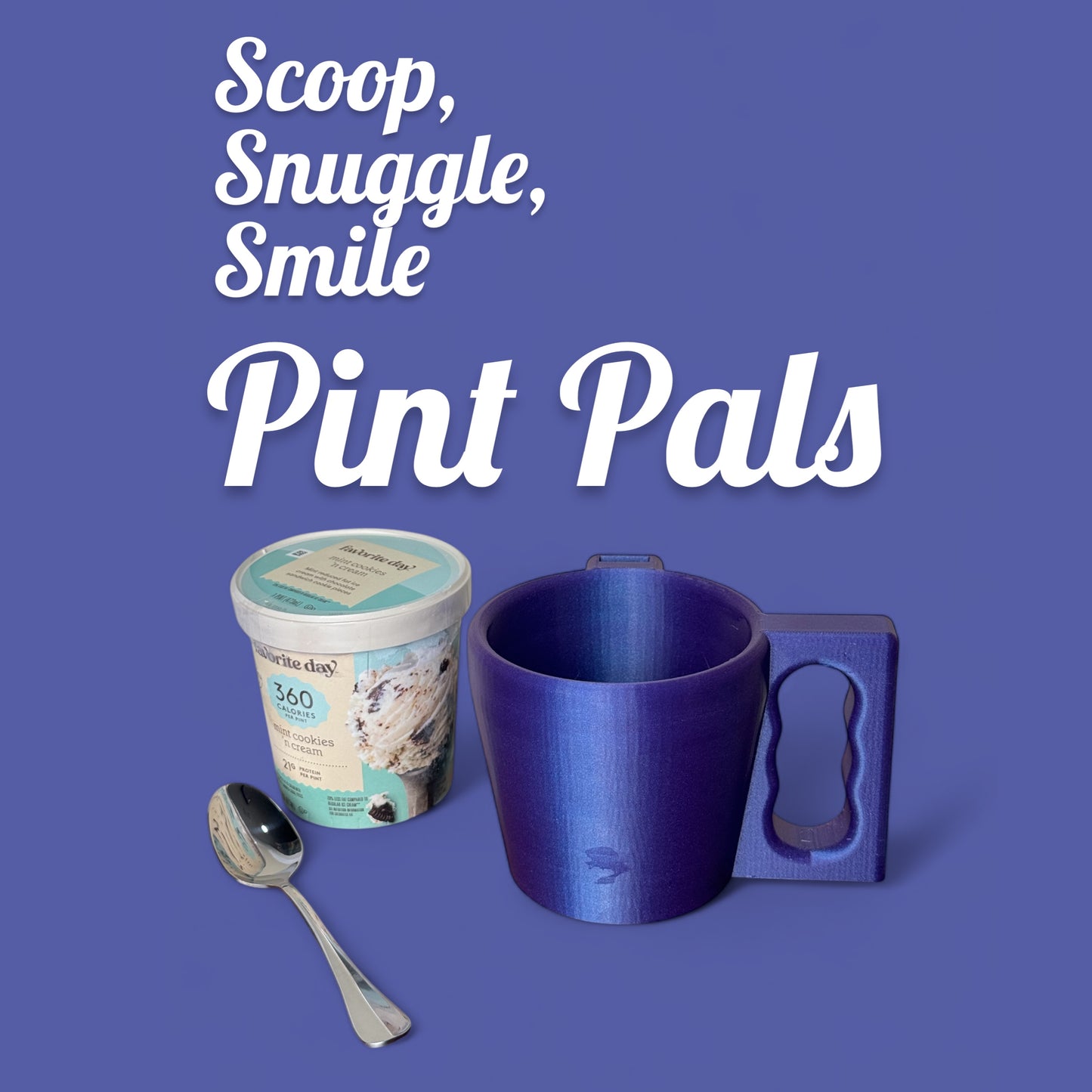 Pint Pals Highland Cow and Other Cute Ice Cream Pint Holders