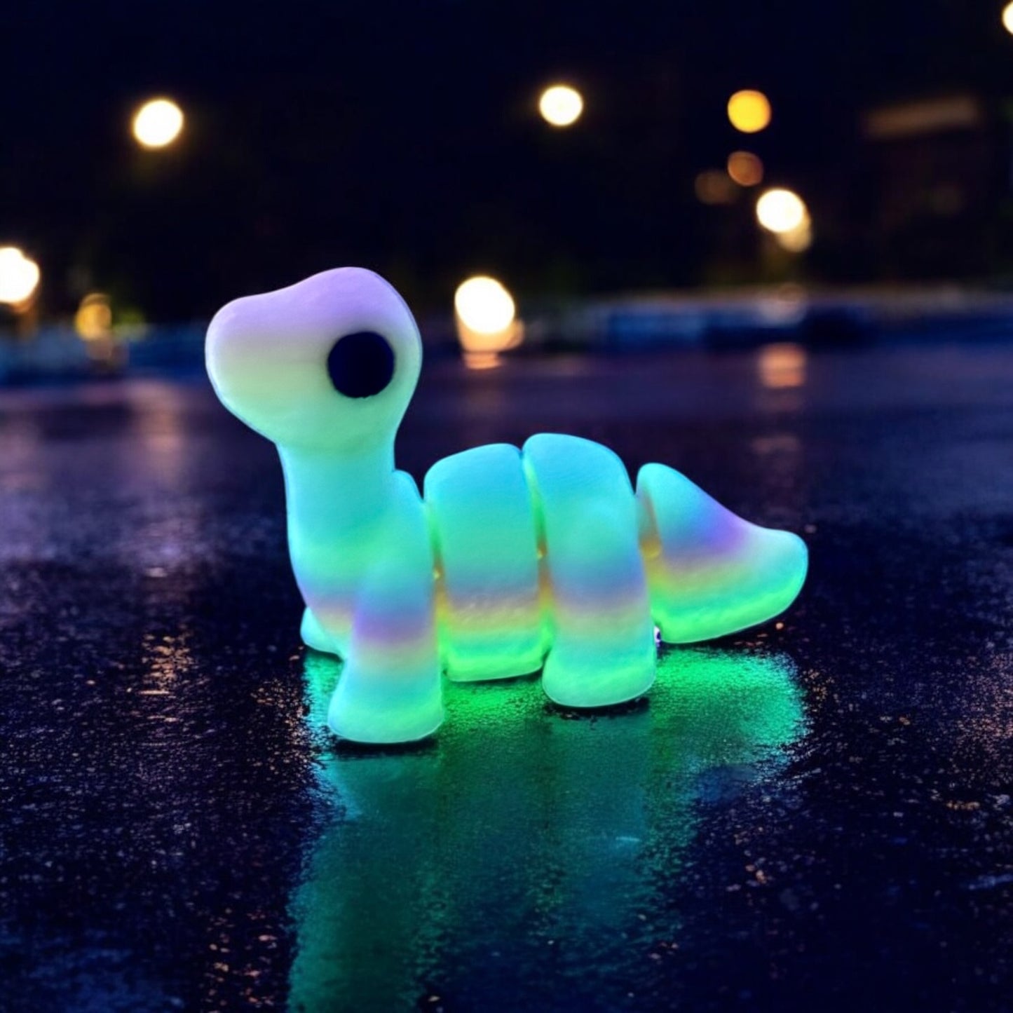 Glow Bros Glow in the Dark Tiny Dino Figurines for Desk Decor