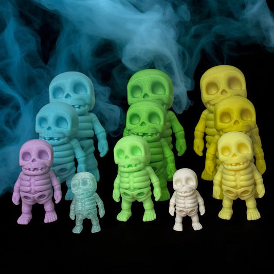 Glow Bones Glow in the Dark Figurines