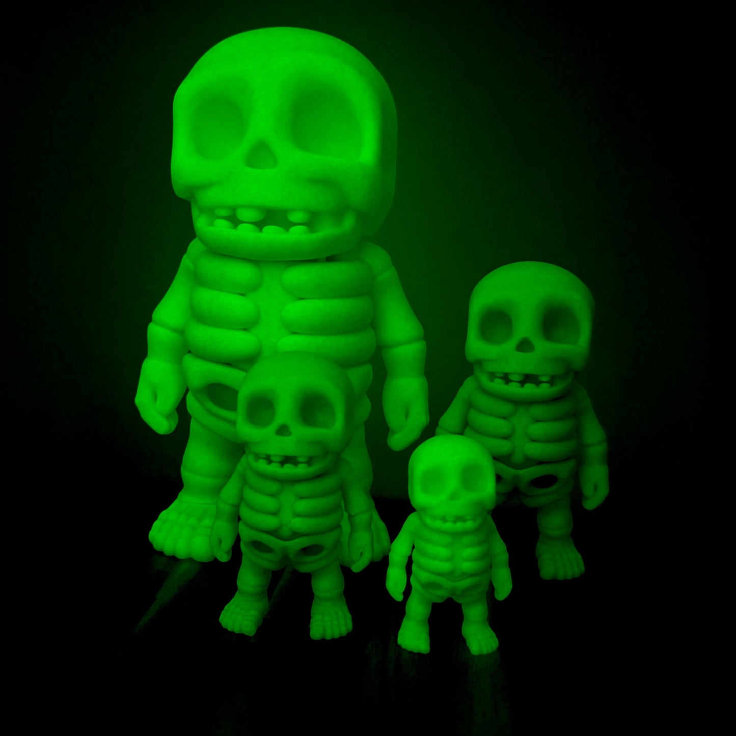 Glow Bones Glow in the Dark Figurines