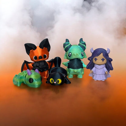 Boo Buddies Cute Halloween and Witchy Figurines