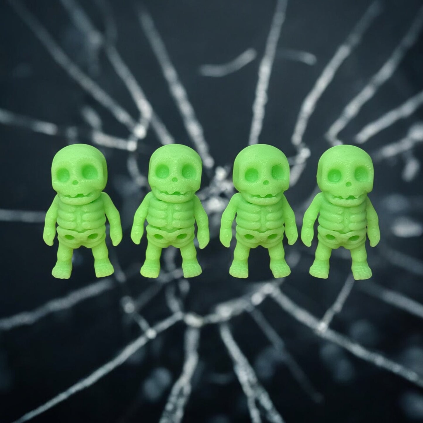 Glow Bones Glow in the Dark Figurines
