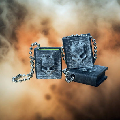 Demon Book Keychain