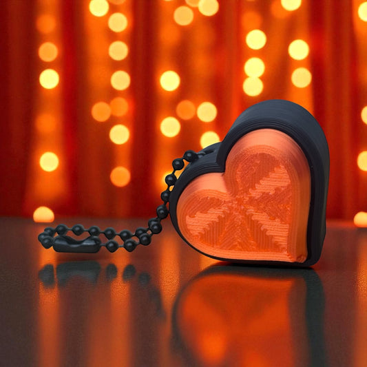 Heart Keychain Fidget Clicker